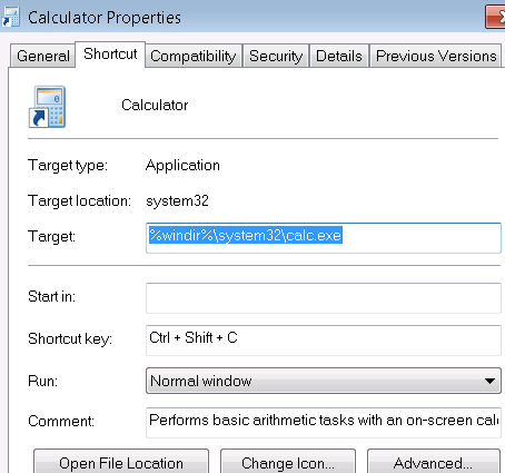 Shortcut Key For Calculator In Windows 8